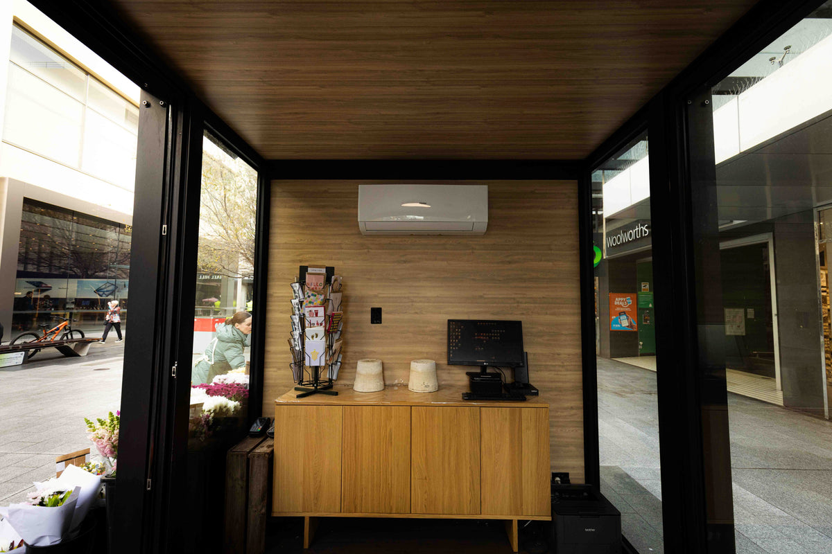 Rundle Mall, Adelaide - 4m office studio pod